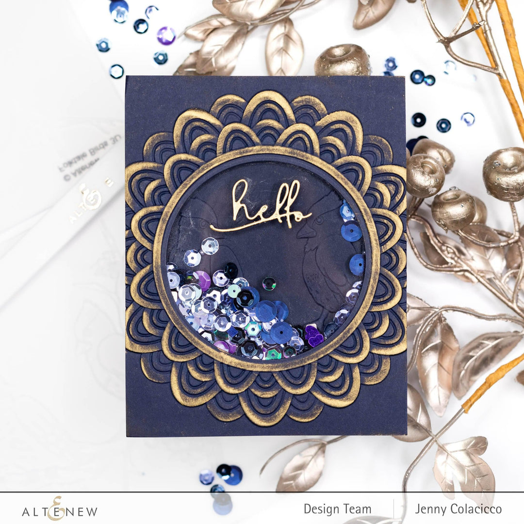 Part A-Glitz Art Craft Co.,LTD Embossing Folder Folktale Birds 3D Embossing Folder