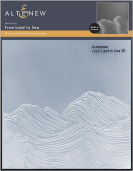 Part A-Glitz Art Craft Co.,LTD Embossing Folder From Land to Sea 3D Embossing Folder