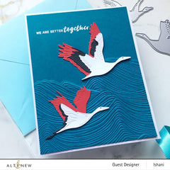 Part A-Glitz Art Craft Co.,LTD Embossing Folder From Land to Sea 3D Embossing Folder