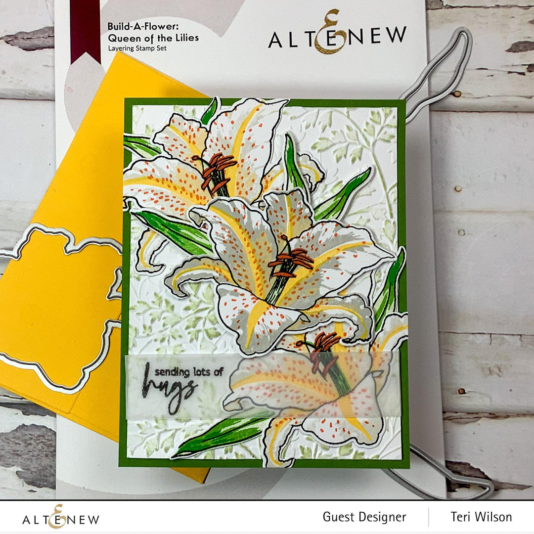 Part A-Glitz Art Craft Co.,LTD Embossing Folder Garden Harmony 3D Embossing Folder