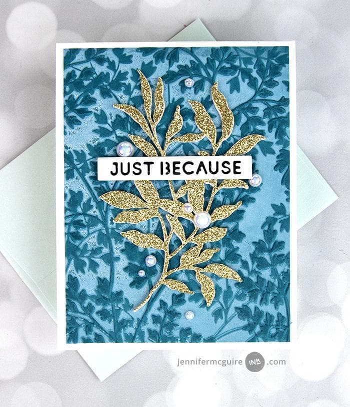 Part A-Glitz Art Craft Co.,LTD Embossing Folder Garden Harmony 3D Embossing Folder