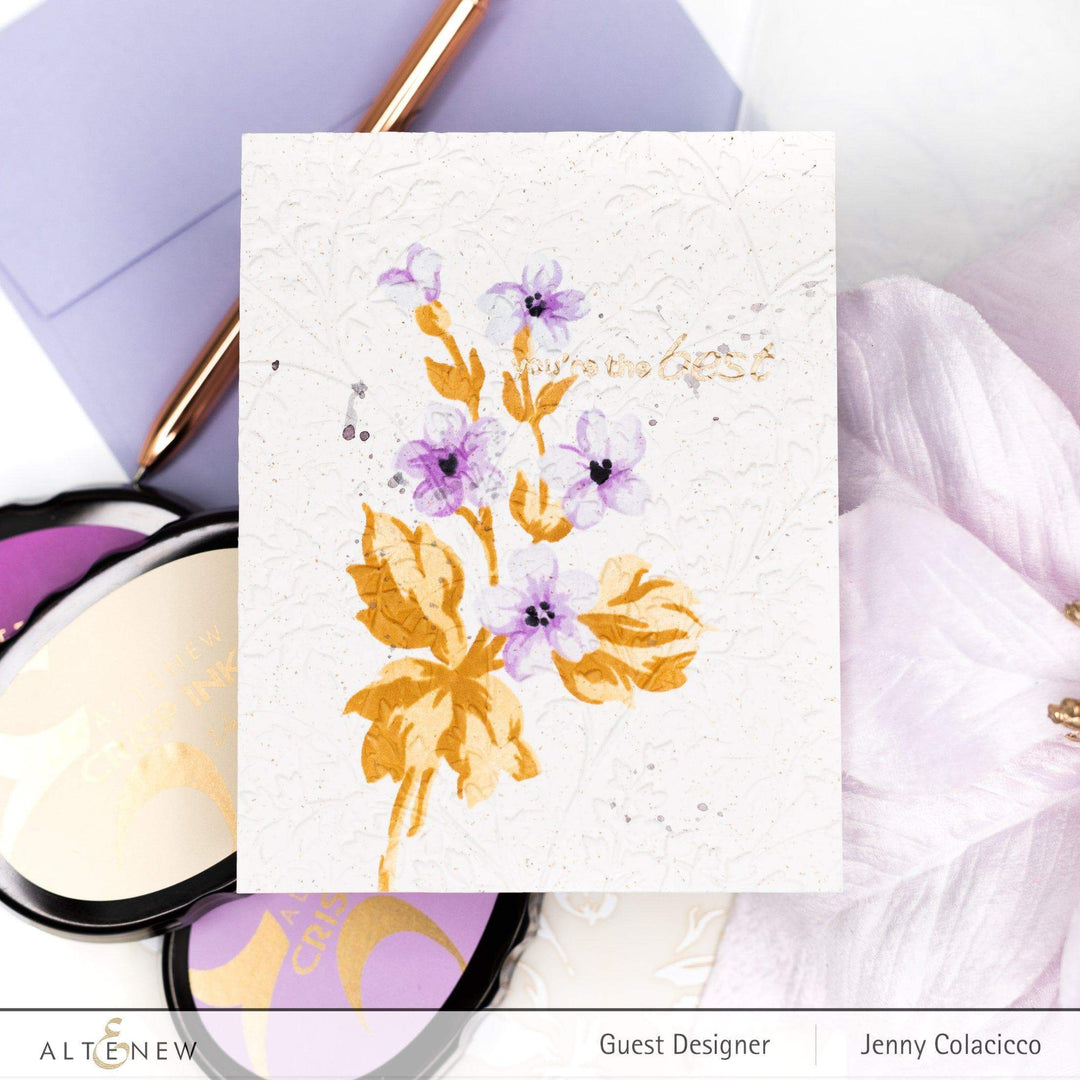 Part A-Glitz Art Craft Co.,LTD Embossing Folder Garden Harmony 3D Embossing Folder