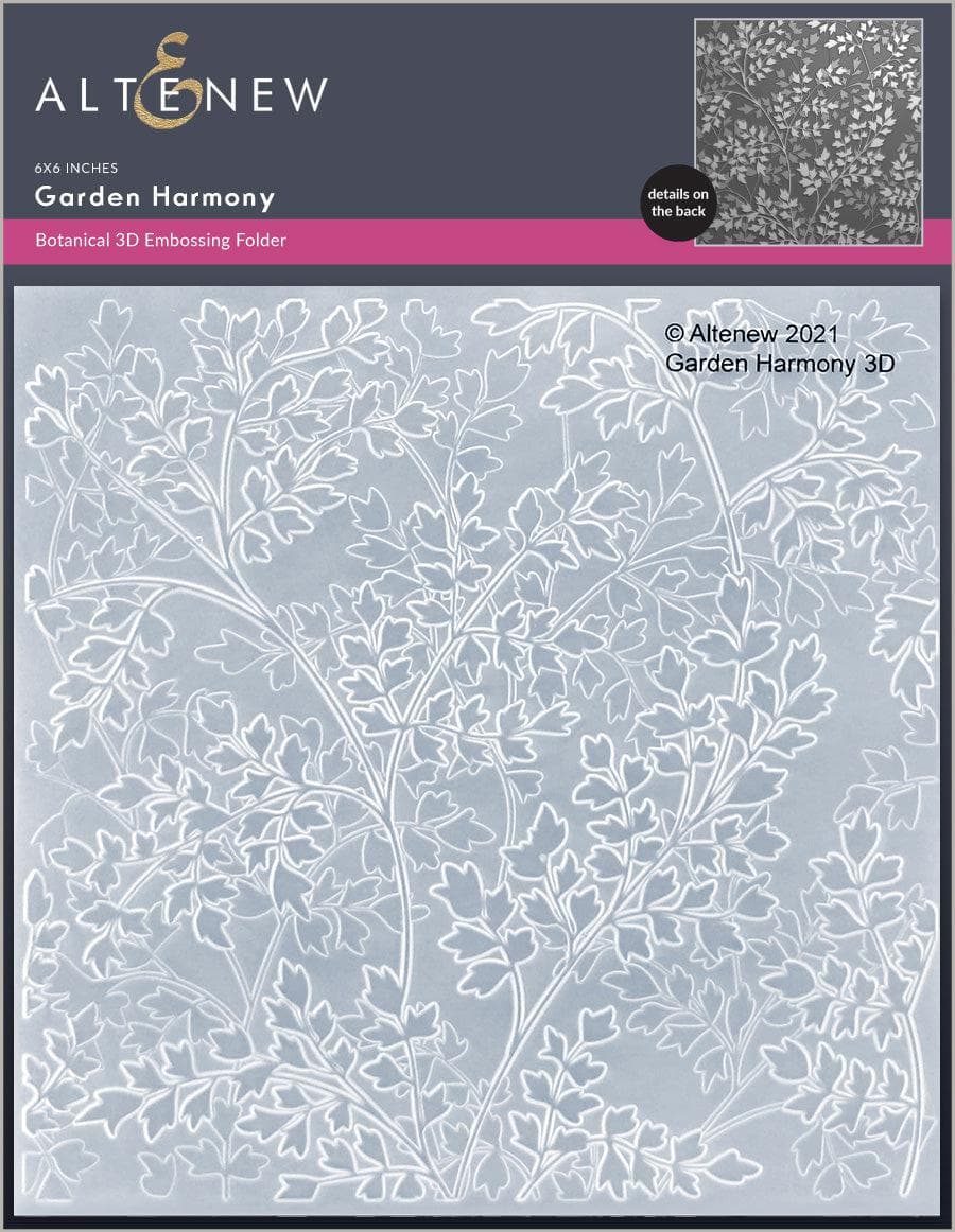 Garden Harmony 3D Embossing Folder | Altenew