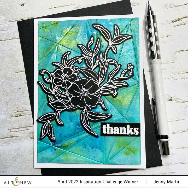 Part A-Glitz Art Craft Co.,LTD Embossing Folder Gem Pattern 3D Embossing Folder