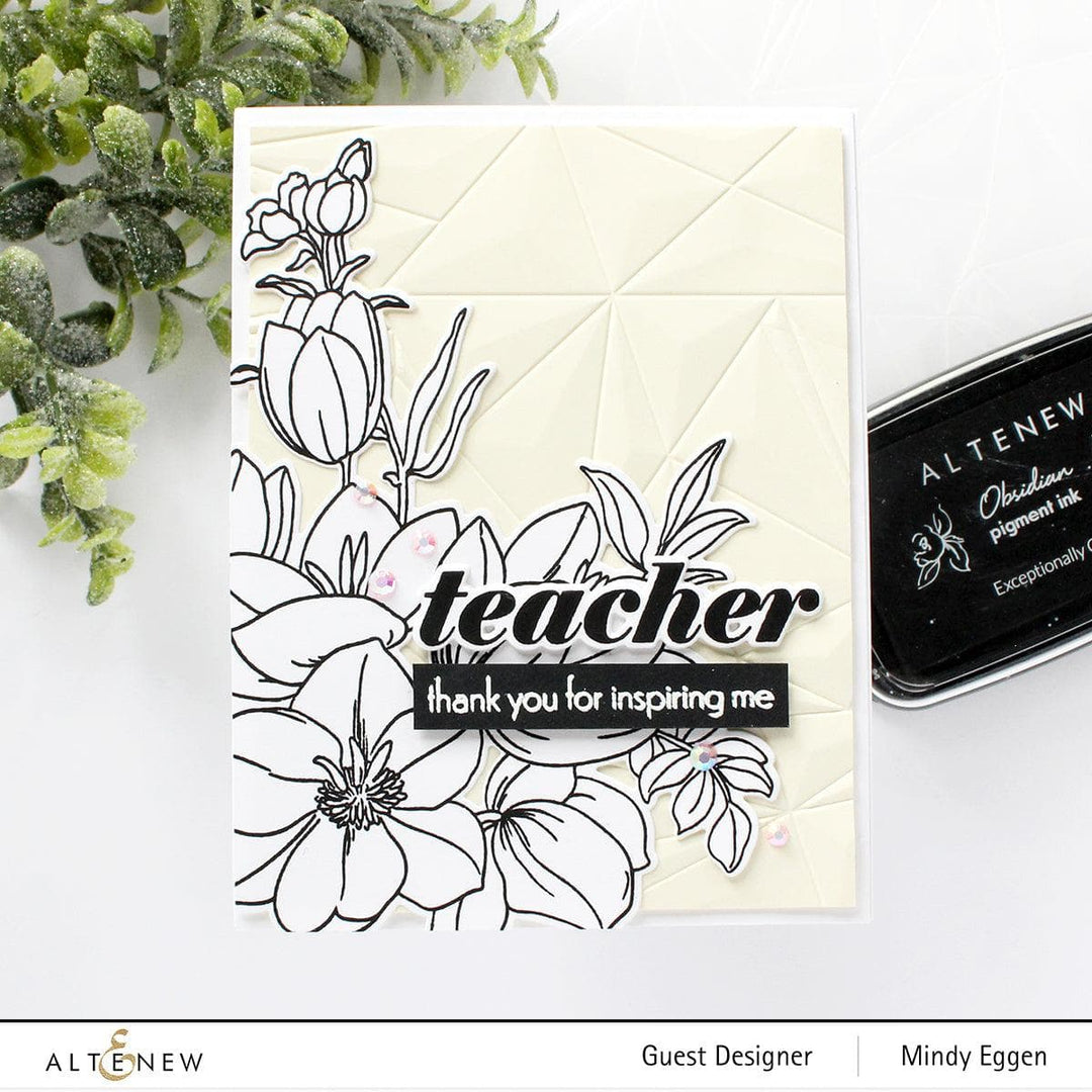 Part A-Glitz Art Craft Co.,LTD Embossing Folder Gem Pattern 3D Embossing Folder