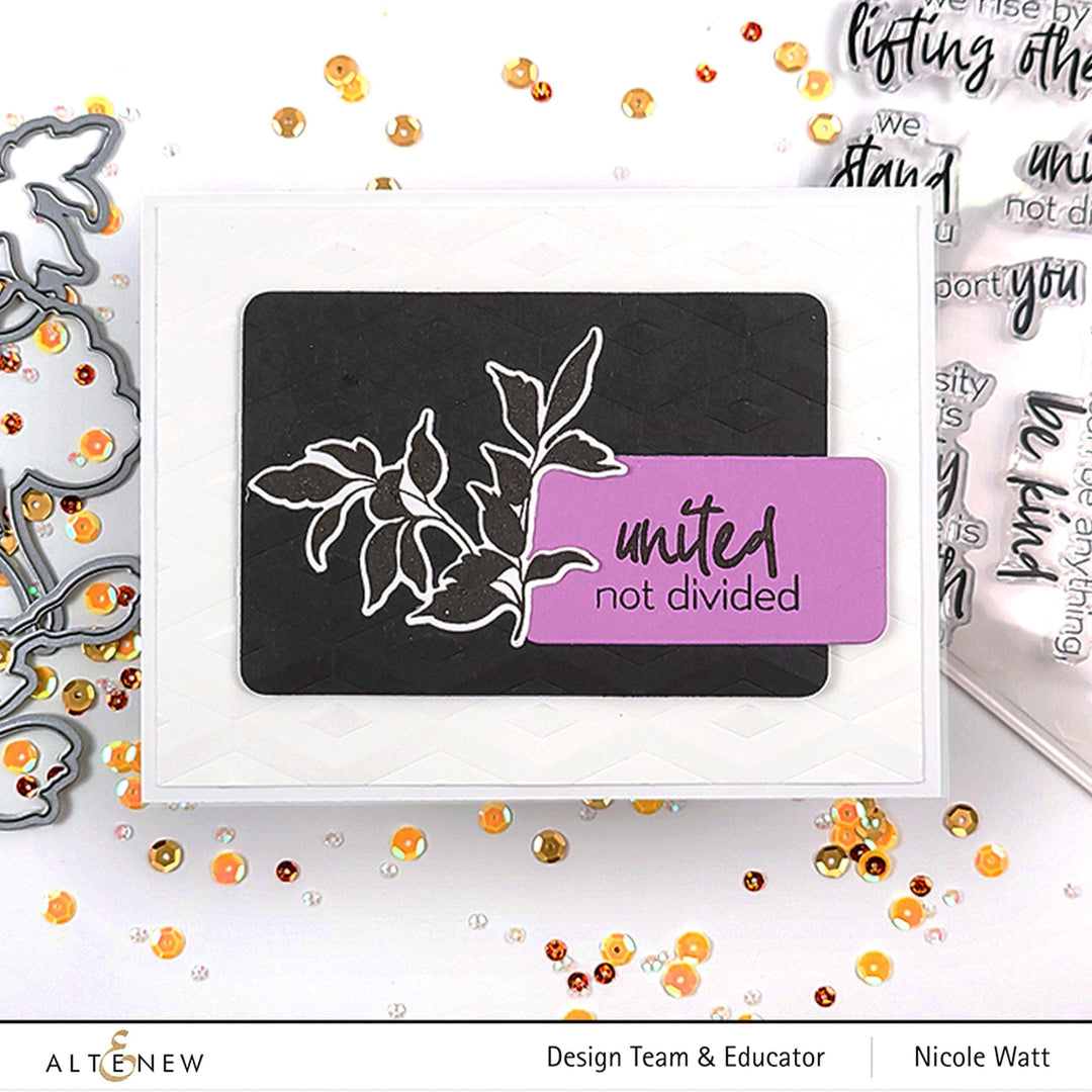 Part A-Glitz Art Craft Co.,LTD Embossing Folder Geo Steps 3D Embossing Folder