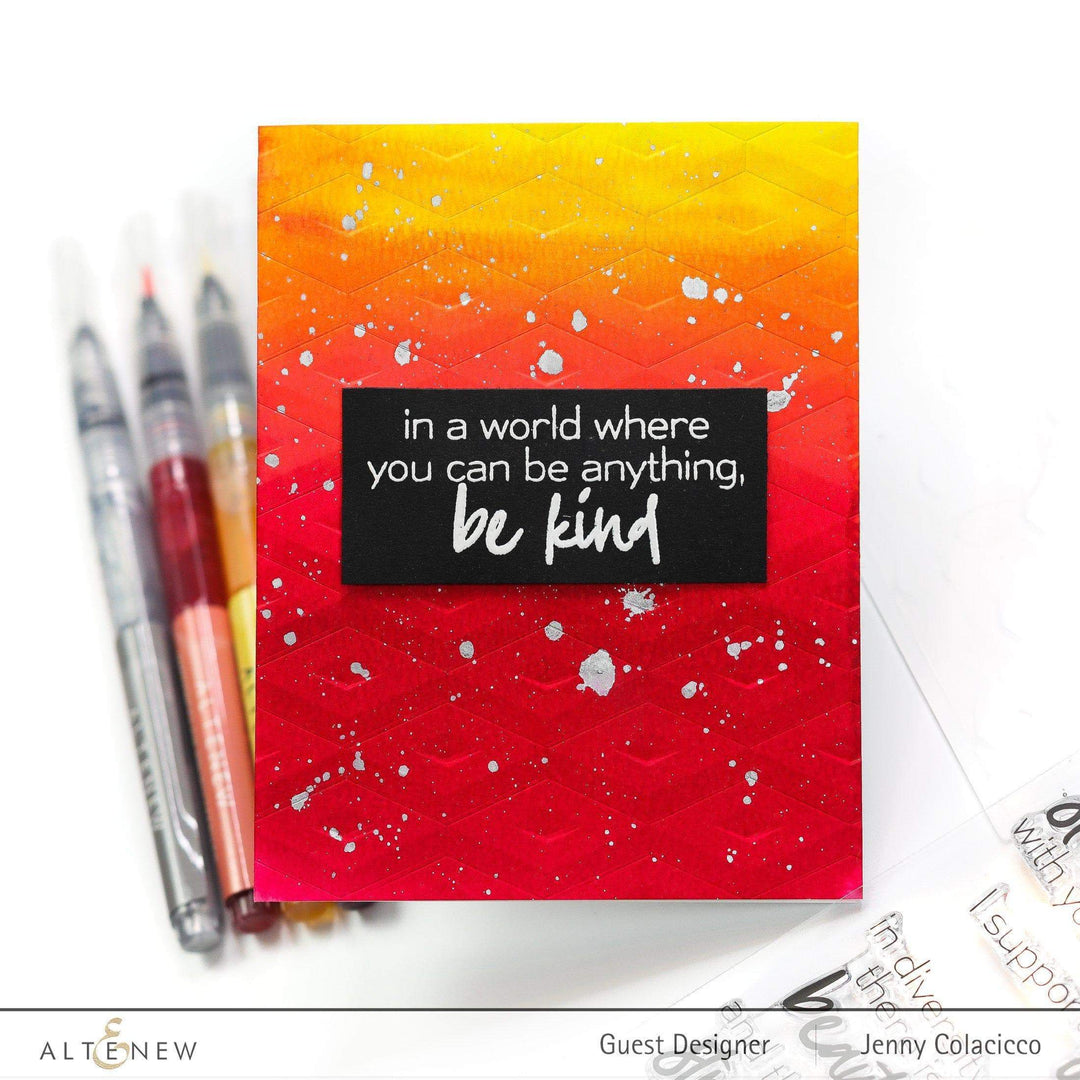 Part A-Glitz Art Craft Co.,LTD Embossing Folder Geo Steps 3D Embossing Folder