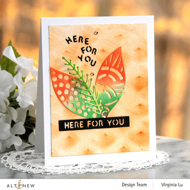 Part A-Glitz Art Craft Co.,LTD Embossing Folder Geo Steps 3D Embossing Folder