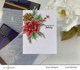 Part A-Glitz Art Craft Co.,LTD Embossing Folder Happy Holidays 3D Embossing Folder