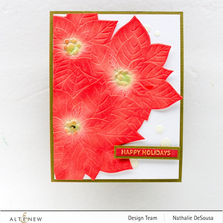 Part A-Glitz Art Craft Co.,LTD Embossing Folder Happy Holidays 3D Embossing Folder