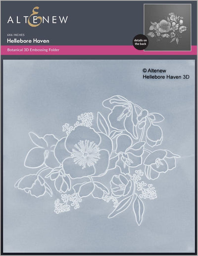 Hellebore Haven 3D Embossing Folder