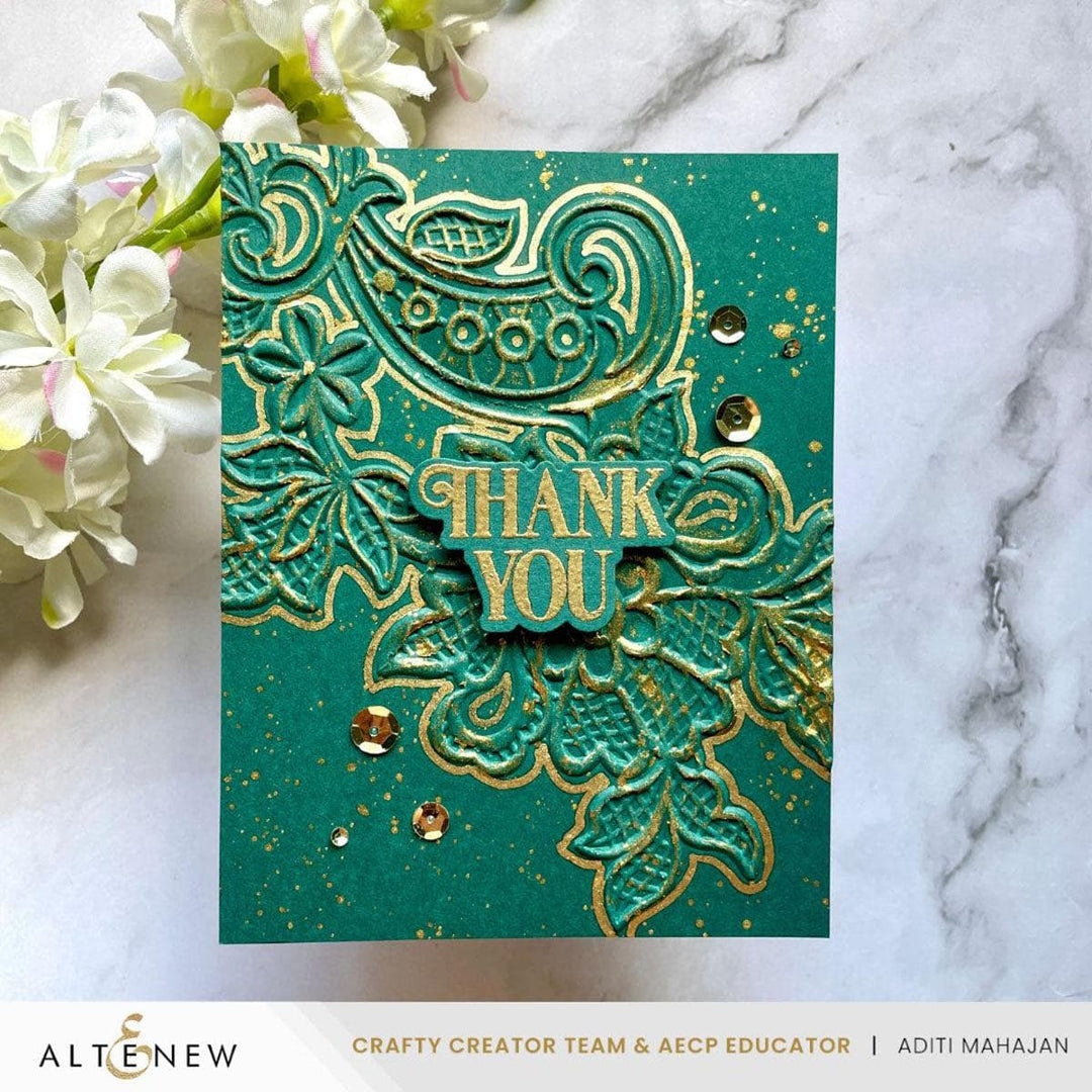 Lace 3D Embossing Folder
