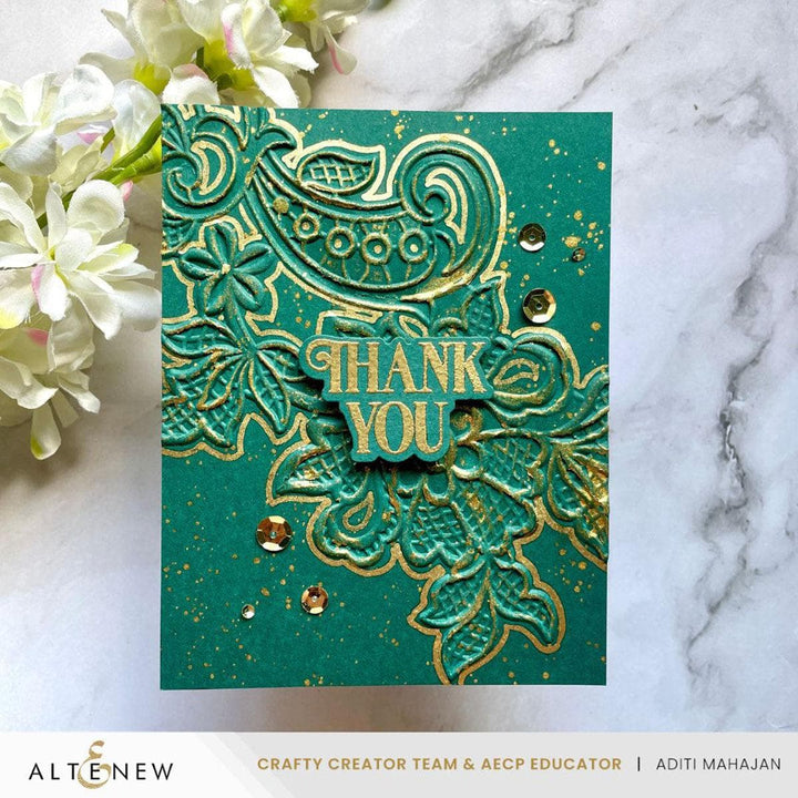 Lace 3D Embossing Folder