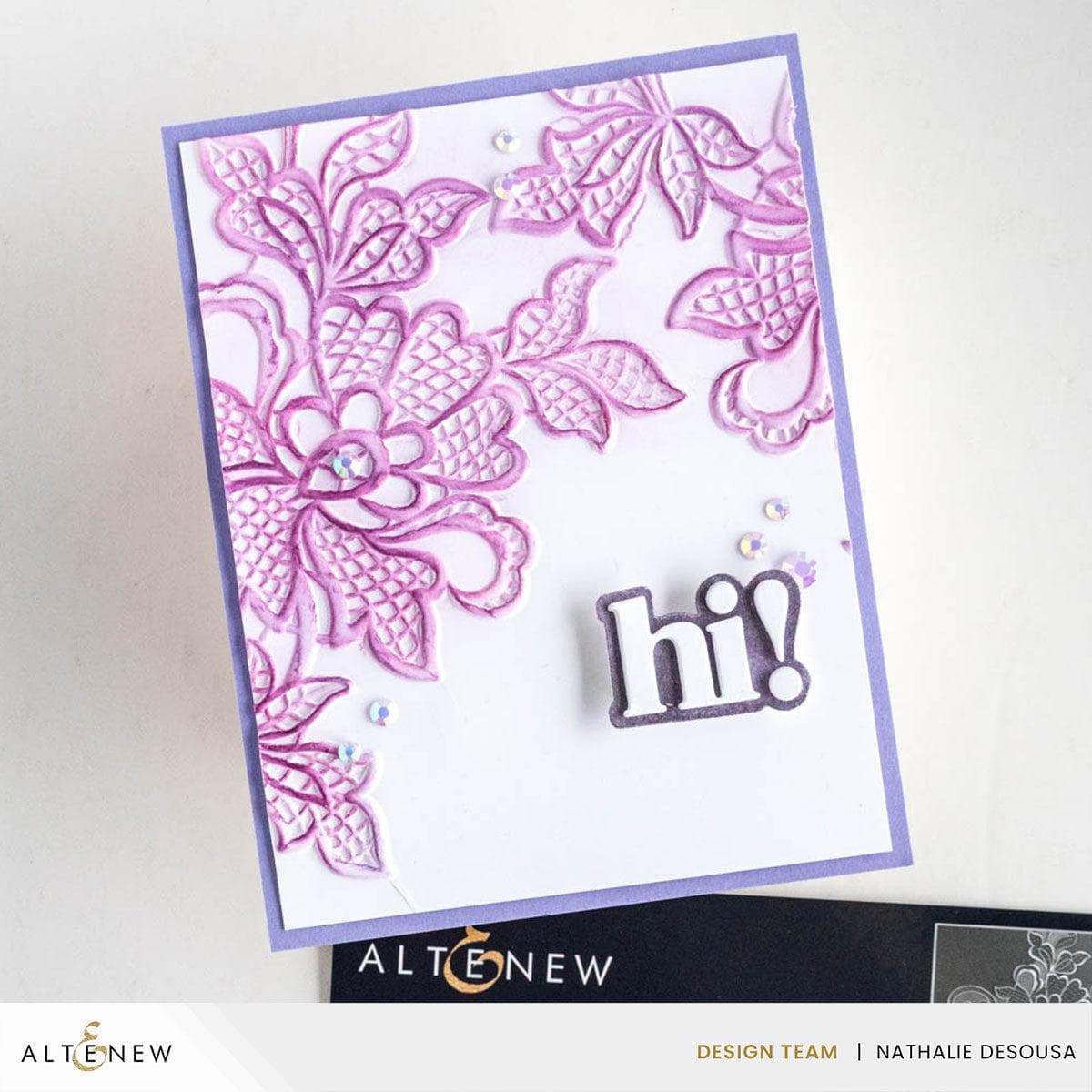 Lace 3D Embossing Folder | Altenew