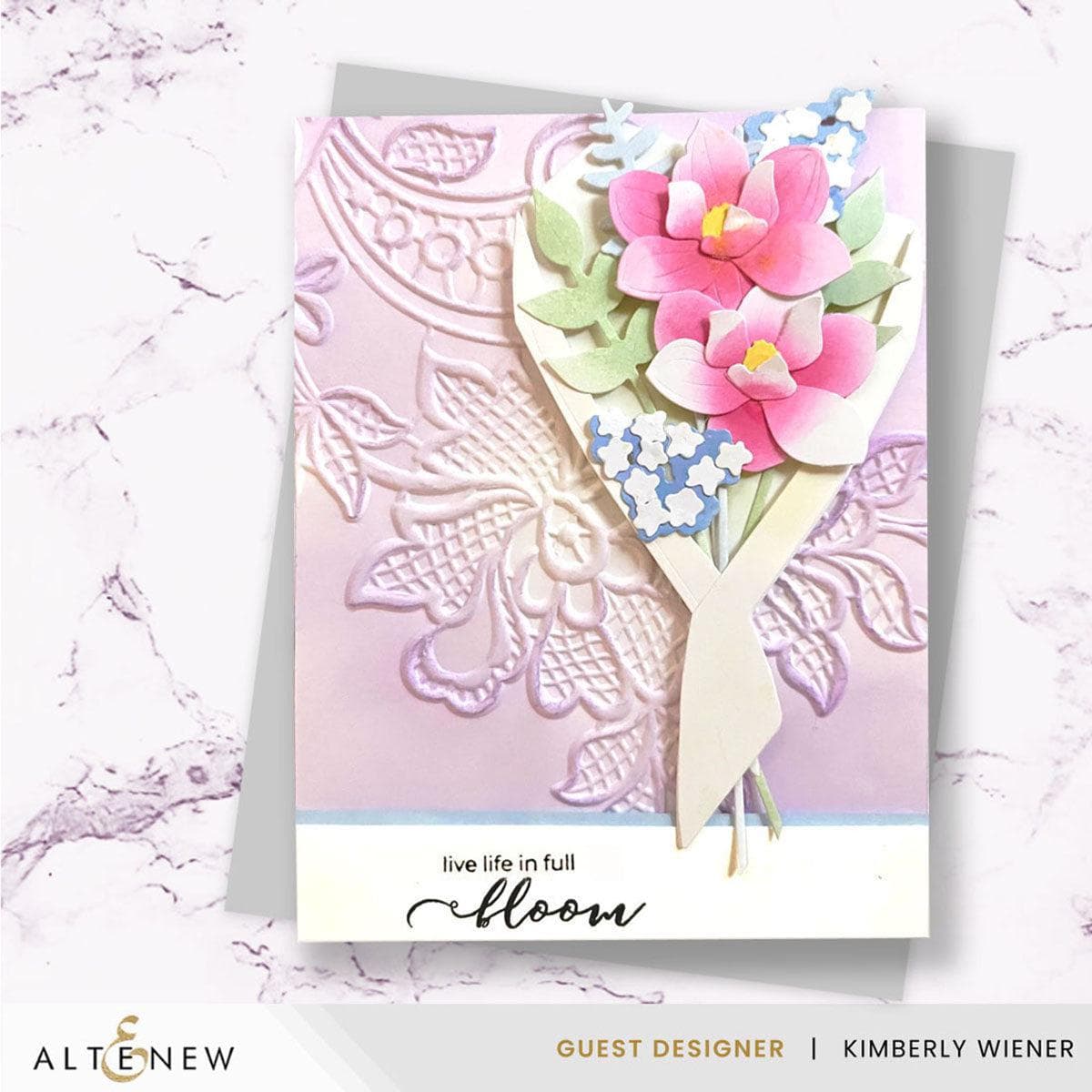 Lace 3D Embossing Folder | Altenew - Elegant Crafting Tool