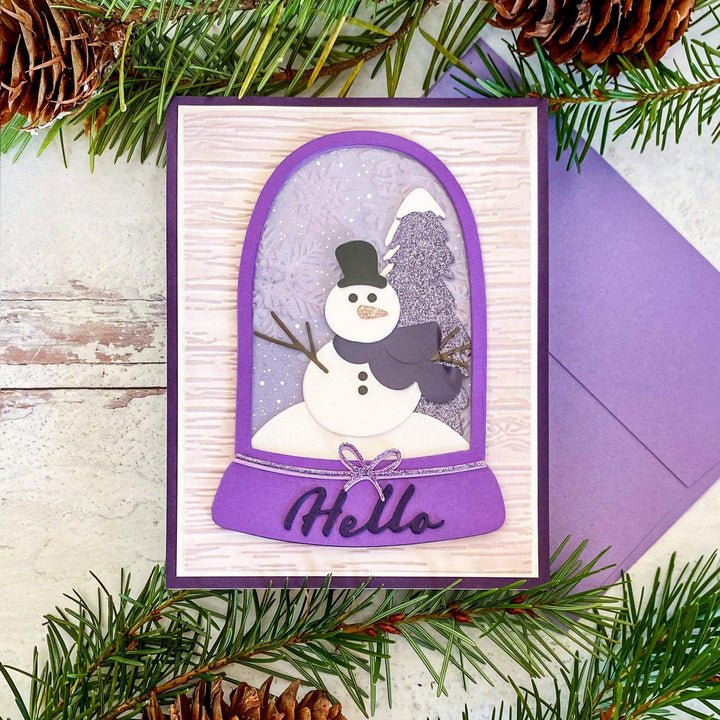 Part A-Glitz Art Craft Co.,LTD Embossing Folder Layered Snowflakes 3D Embossing Folder