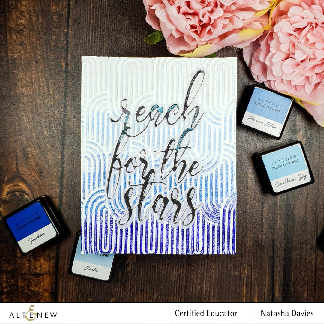 Part A-Glitz Art Craft Co.,LTD Embossing Folder Linked Ovals 3D Embossing Folder