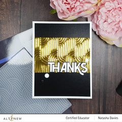 Part A-Glitz Art Craft Co.,LTD Embossing Folder Linked Ovals 3D Embossing Folder