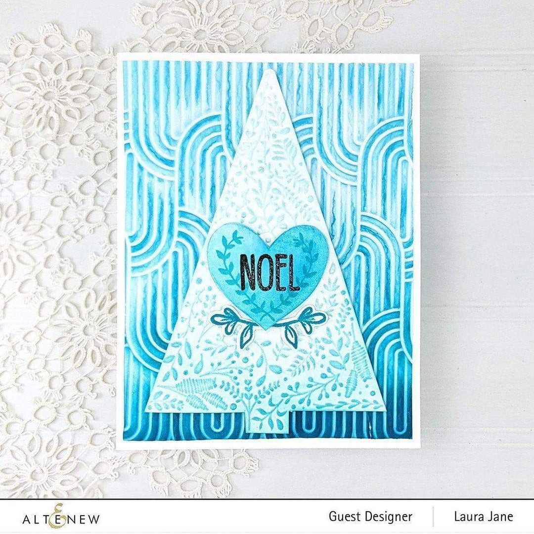 Part A-Glitz Art Craft Co.,LTD Embossing Folder Linked Ovals 3D Embossing Folder