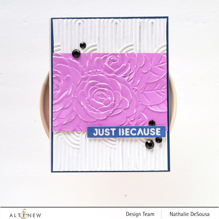 Part A-Glitz Art Craft Co.,LTD Embossing Folder Linked Ovals 3D Embossing Folder