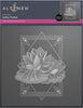 Part A-Glitz Art Craft Co.,LTD Embossing Folder Lotus Frame 3D Embossing Folder