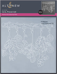 Love, Preserved 3D Embossing Folder