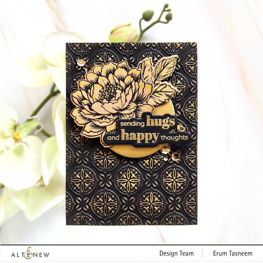 Part A-Glitz Art Craft Co.,LTD Embossing Folder Luxurious Motifs 3D Embossing Folder