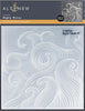 Part A-Glitz Art Craft Co.,LTD Embossing Folder Mighty Waves 3D Embossing Folder