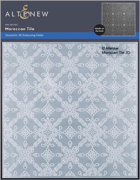 Moroccan Tile 3D Embossing Folder | Altenew