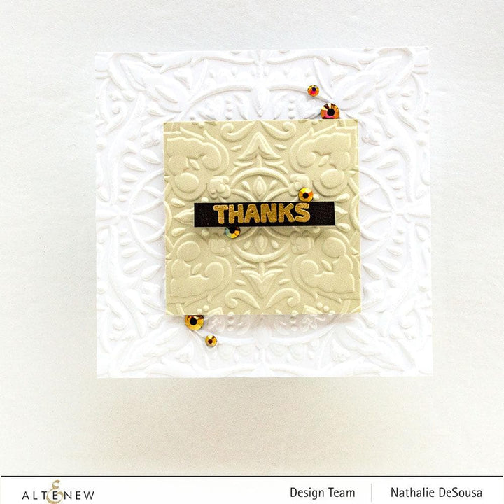 Part A-Glitz Art Craft Co.,LTD Embossing Folder Motif Tile 3D Embossing Folder