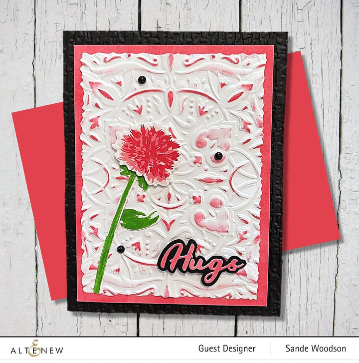 Part A-Glitz Art Craft Co.,LTD Embossing Folder Motif Tile 3D Embossing Folder