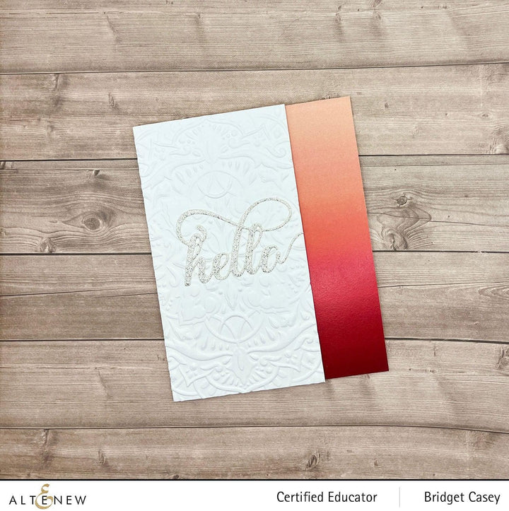 Part A-Glitz Art Craft Co.,LTD Embossing Folder Motif Tile 3D Embossing Folder