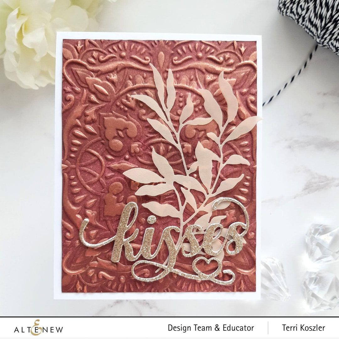 Part A-Glitz Art Craft Co.,LTD Embossing Folder Motif Tile 3D Embossing Folder
