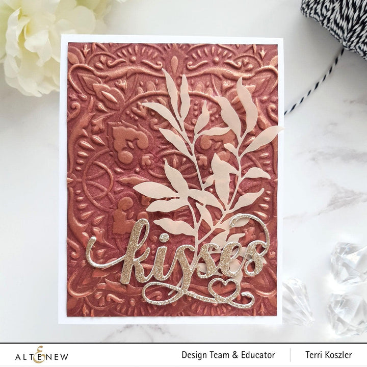 Part A-Glitz Art Craft Co.,LTD Embossing Folder Motif Tile 3D Embossing Folder