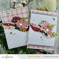 Natural Wicker Pattern 3D Embossing Folder