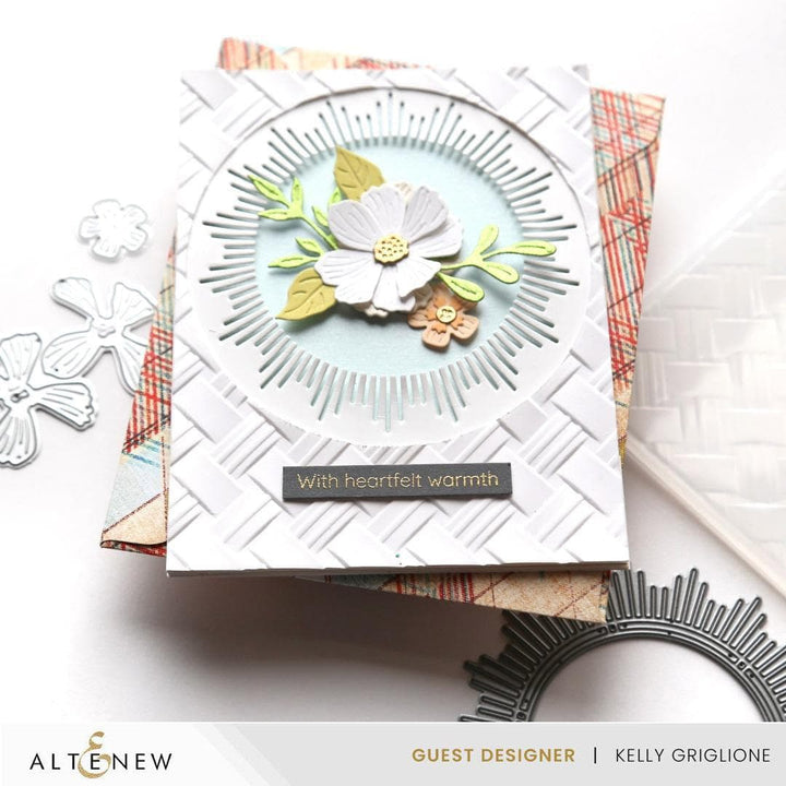 Natural Wicker Pattern 3D Embossing Folder