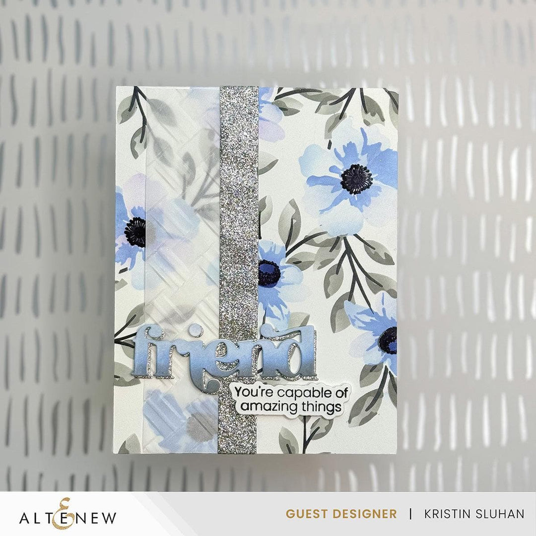 Natural Wicker Pattern 3D Embossing Folder