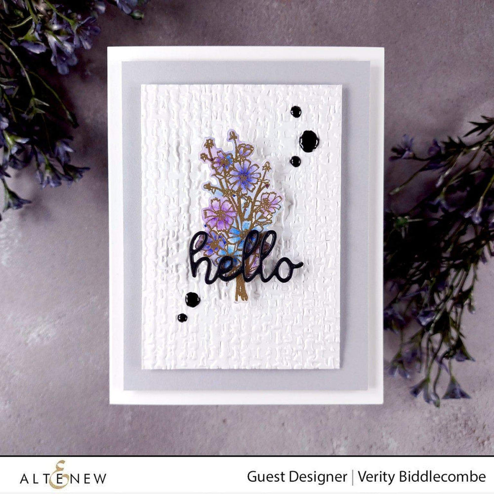 Part A-Glitz Art Craft Co.,LTD Embossing Folder Organic Linen 3D Embossing Folder