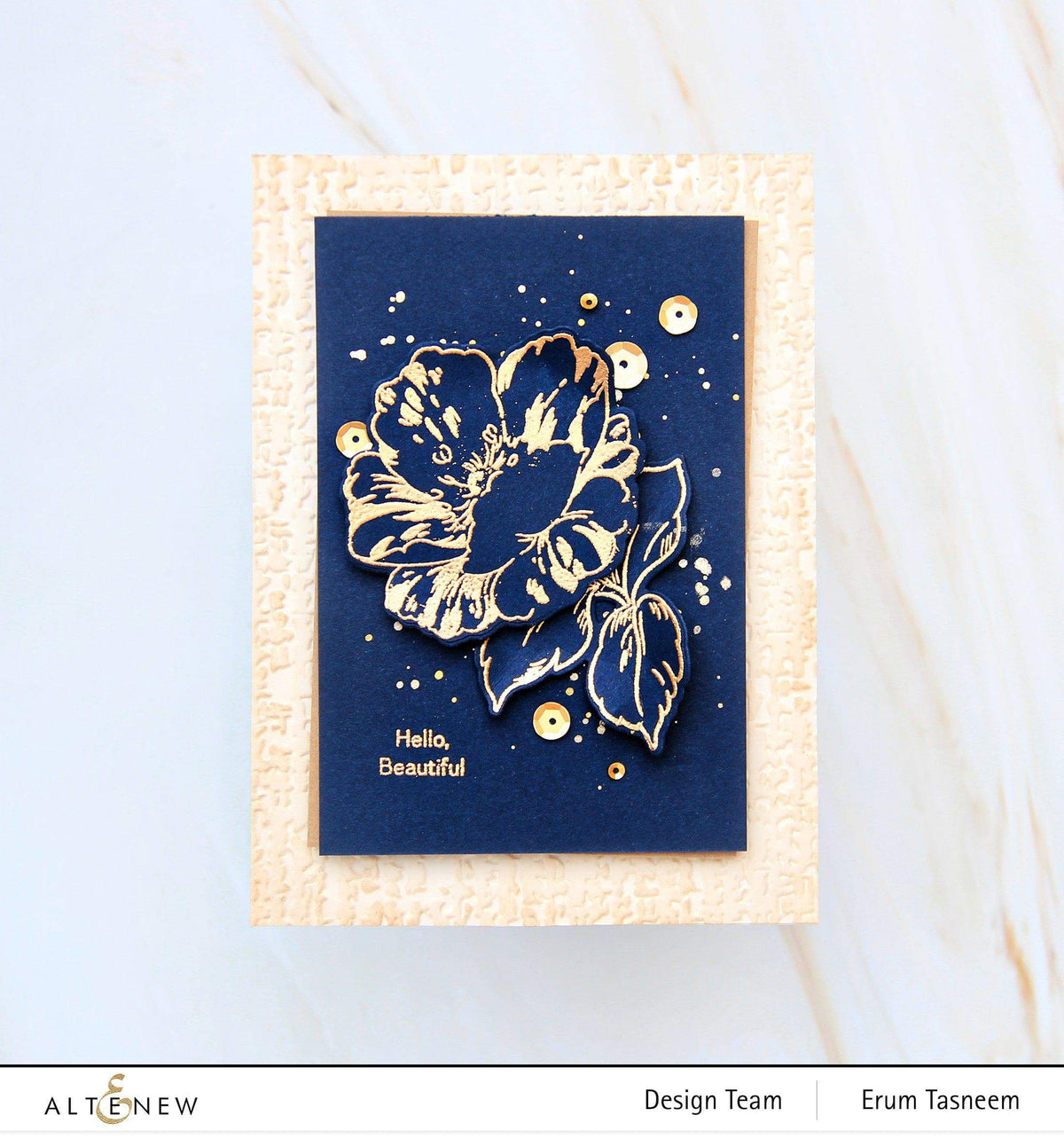 Organic Linen 3D Embossing Folder | Altenew