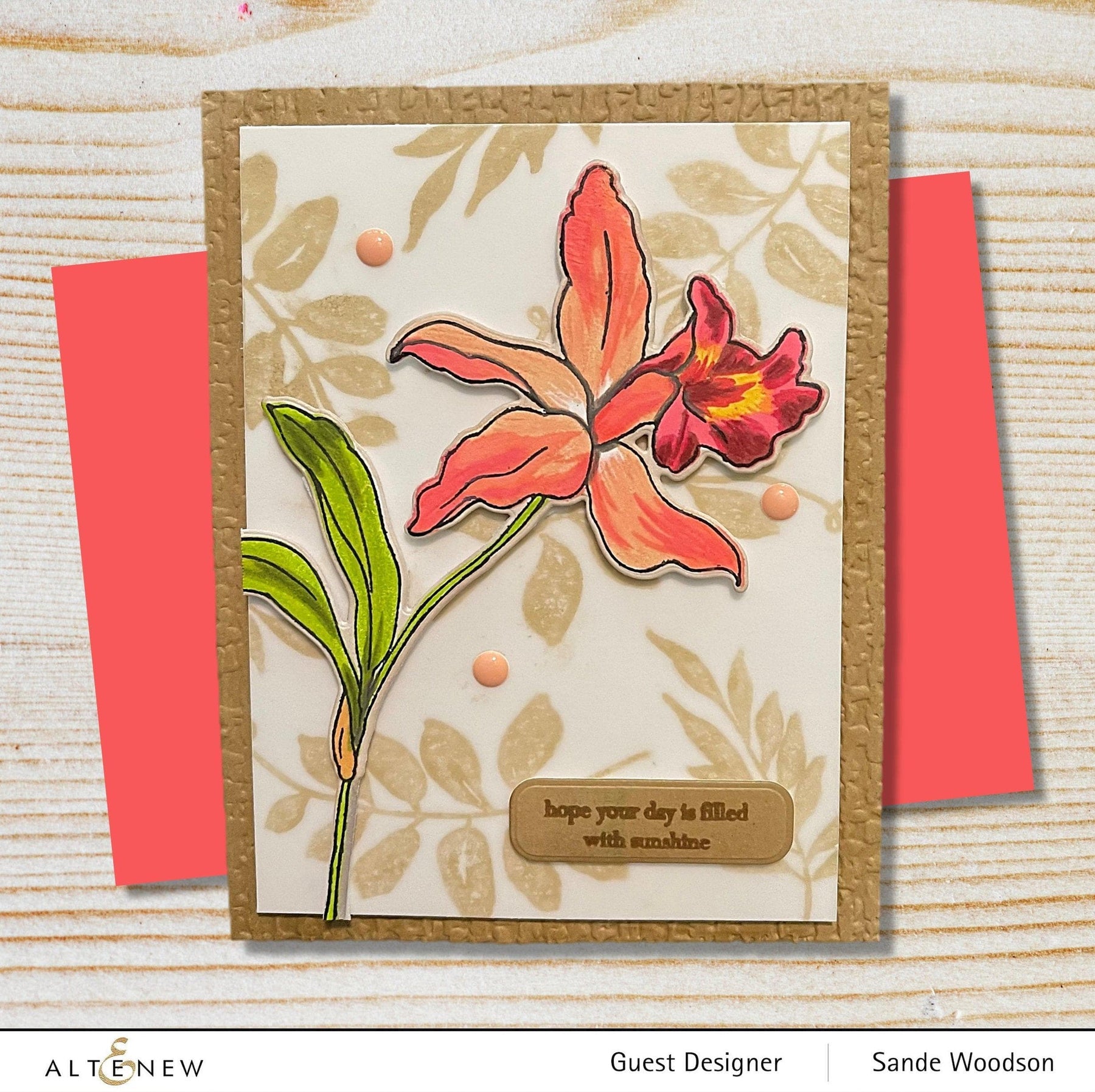 Hibiscus 3D Embossing Folder – Erin Lee Creative