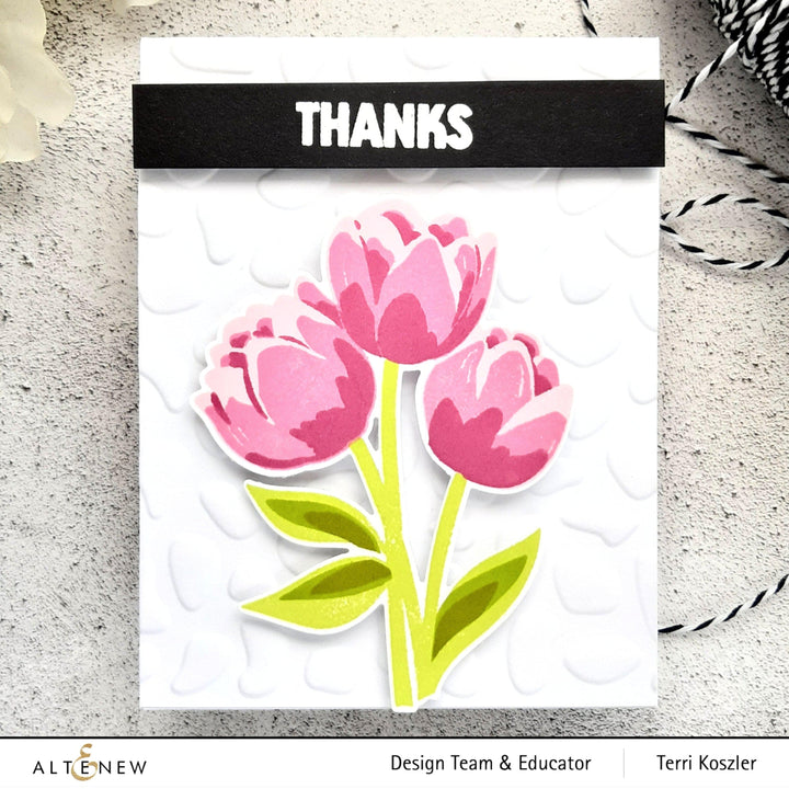 Part A-Glitz Art Craft Co.,LTD Embossing Folder Organic Stones 3D Embossing Folder