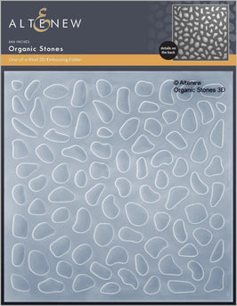 Part A-Glitz Art Craft Co.,LTD Embossing Folder Organic Stones 3D Embossing Folder