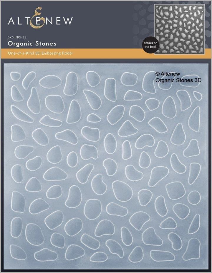 Part A-Glitz Art Craft Co.,LTD Embossing Folder Organic Stones 3D Embossing Folder