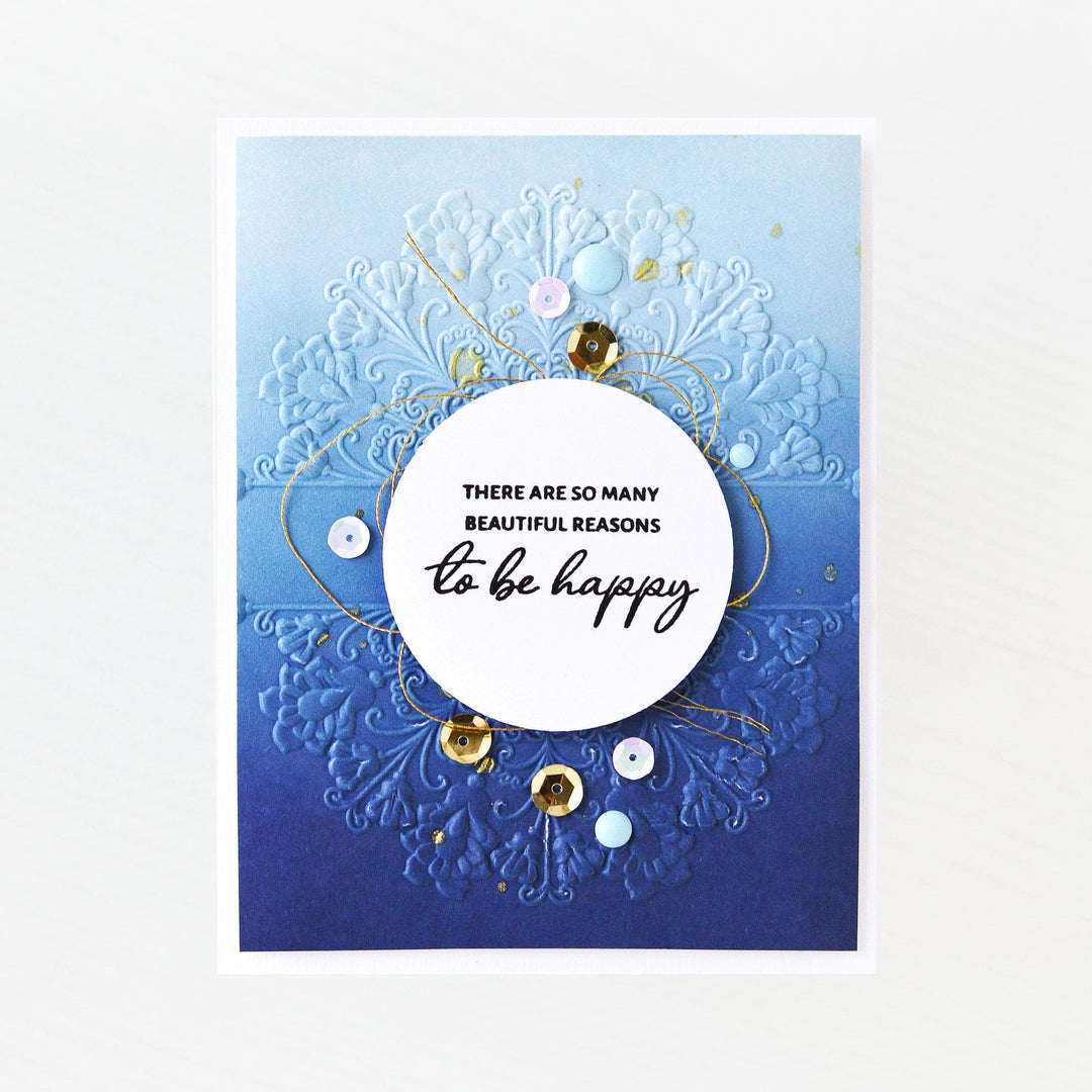 Part A-Glitz Art Craft Co.,LTD Embossing Folder Ornamental Feature 3D Embossing Folder