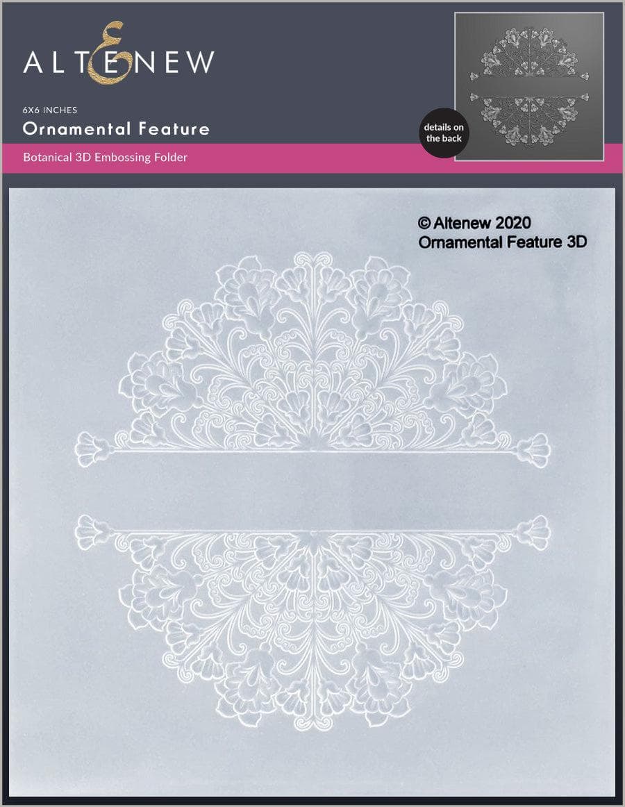 Part A-Glitz Art Craft Co.,LTD Embossing Folder Ornamental Feature 3D Embossing Folder