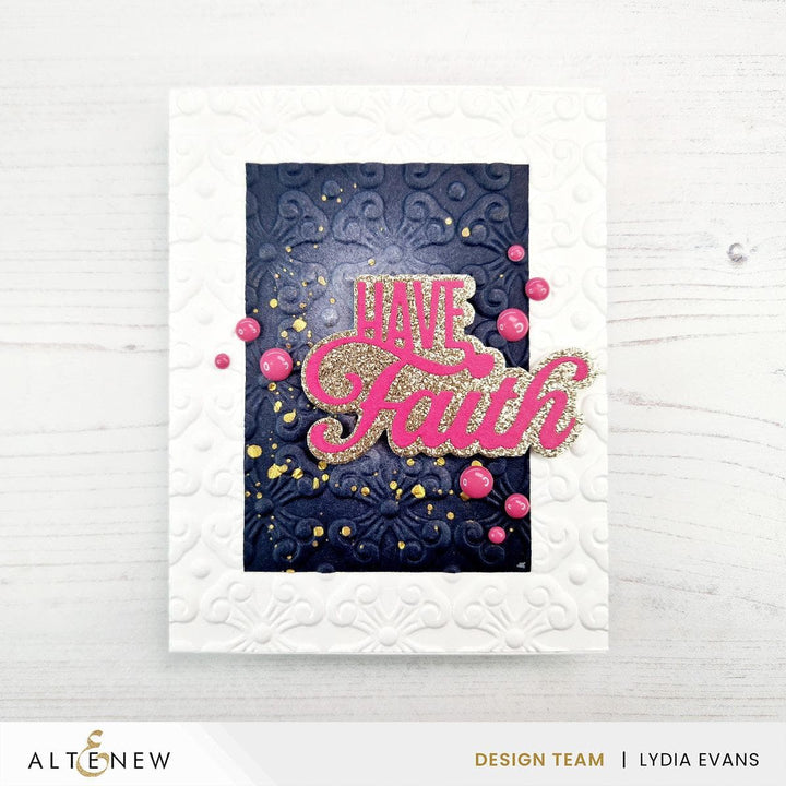 Ornate Emblems 3D Embossing Folder