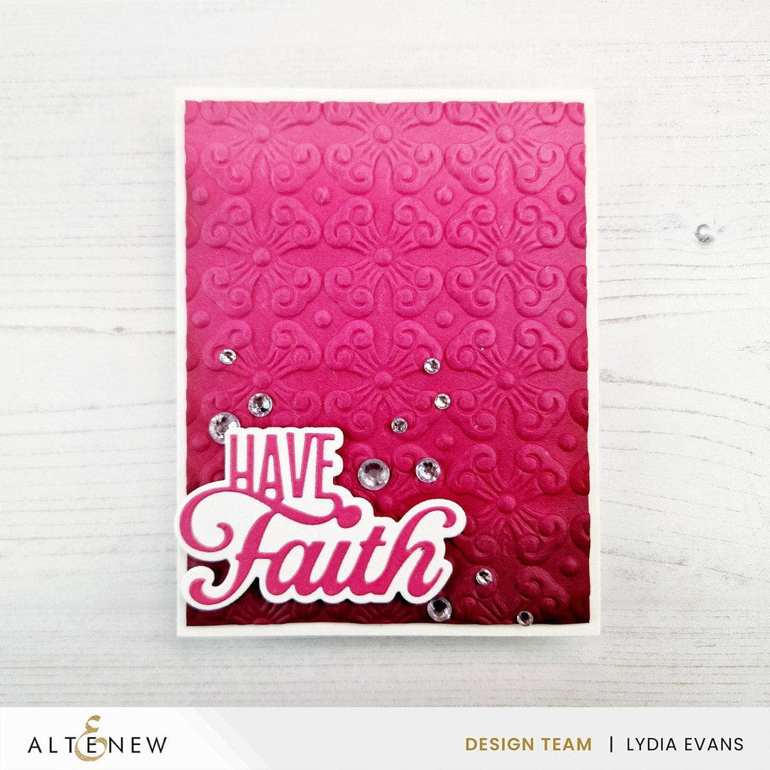 Ornate Emblems 3D Embossing Folder