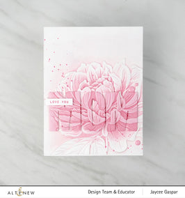 Part A-Glitz Art Craft Co.,LTD Embossing Folder Peony Sunshine 3D Embossing Folder