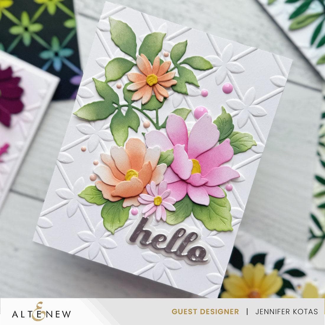 Petal Palooza 3D Embossing Folder