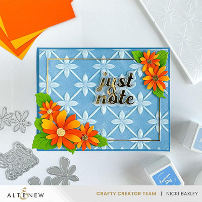 Petal Palooza 3D Embossing Folder